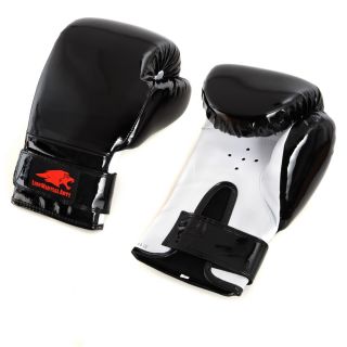 Lion Martial Arts Boxing Glove Pair (10 Ounce) (BlackWeight 10 ounces Dimensions 10 inches high x 6 inches wide x 5 inches deepModel MMA8545 10 )