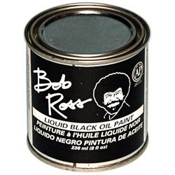 Bob Ross 236ml Black Oil Paint (BlackQuality ingredients insure permanence, color intensity and professional resultsThis package contains one 236mL can of liquid oil paint Available in a variety of colors, each sold separately Conforms to ASTM D4236  )