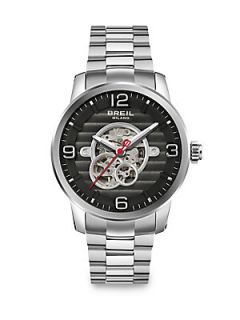 Breil Automatic Stainless Steel Bracelet Watch   Silver
