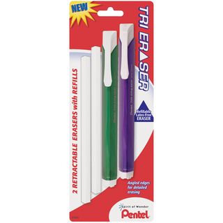 Pentel Retractable Tri Erasers