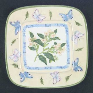 Royal Worcester Herb Garden Ceramics (Accessories) Square Dish, Fine China Dinne