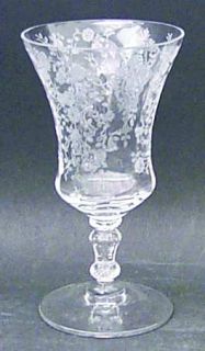 Cambridge Rose Point Clear Juice Glass   Stem #3500, Clear,  Etched