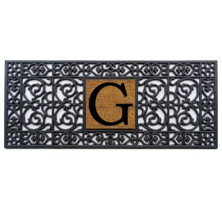 Rubber Monogrammed Doormat (17x41)