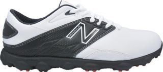 Mens New Balance Minimus LX   White/Black Golf Shoes