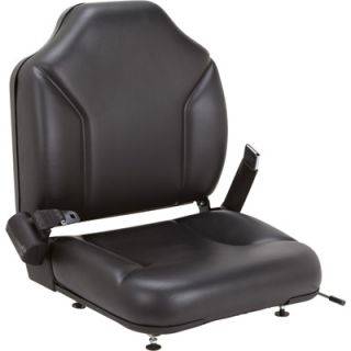Direct Fit Seat for Clark Forklifts   Black, Model# 8055