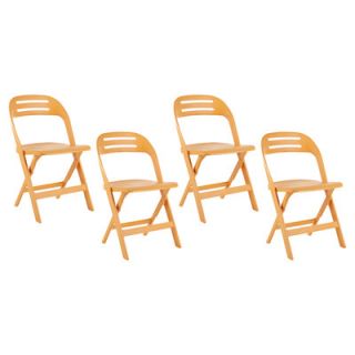 Safavieh Billy Folding Chair FOX3501 SET4 Color Orange