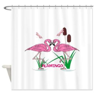  FLAMINGOS Shower Curtain  Use code FREECART at Checkout