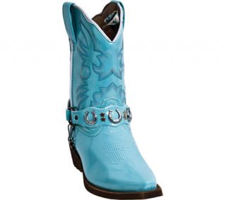Girls Laredo Lucki Day LC2211   Turquoise Patent Polyurethane Boots