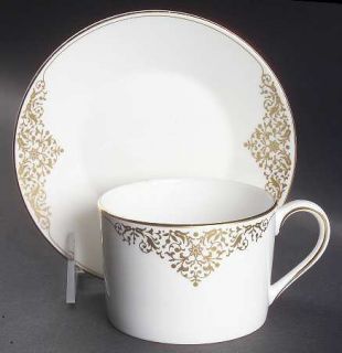 Wedgwood Empress Jewel Flat Cup & Saucer Set, Fine China Dinnerware   Vera Wang,