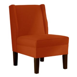 Skyline Furniture Patriot Wingback Side Chair 88 1PTR Color Tangerine