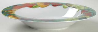 American Atelier Delicious (4008) Large Rim Soup Bowl, Fine China Dinnerware   F