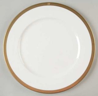 Ralph Lauren Hewitt Gold 12 Chop Plate/Round Platter, Fine China Dinnerware   F