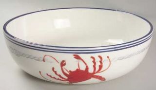 Paula Deen Ahoy Mate 10 Round Serving Bowl, Fine China Dinnerware   Sea Life, R