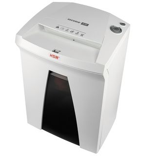 Hsm Securio B24s 22 24 Sheet Strip cut Shredder With 9 gallon Waste Container (TanBasket capacity 9 gallons )