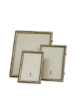 LObjet Gold Deco Twist Frame   Gold