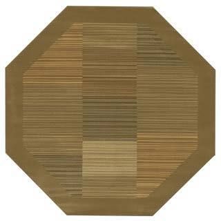 Everest Hamptons/sage 53 Octagon Rug (SageSecondary colors Antique Ivory, Bark & BarleyPattern StripesTip We recommend the use of a non skid pad to keep the rug in place on smooth surfaces.All rug sizes are approximate. Due to the difference of monitor