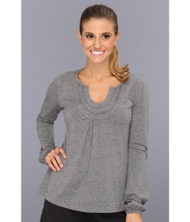 Royal Robbins Bryce L/S Top Womens Long Sleeve Pullover (Gray)