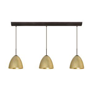 Besa Lighting BEL 3JV 4470GF LED BR Vila Pendant