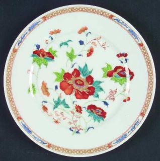 Ceralene Hokusai   Salad Plate, Fine China Dinnerware   Menton/Empire, Whiteback