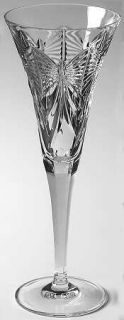 Waterford Millennium Series Frosted Stem Fluted Champagne   Different Design Cut