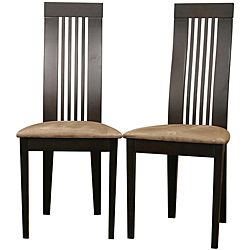Farrington Dark Brown Dining Chairs (set Of 2)