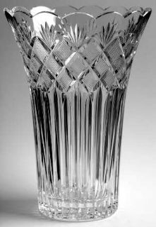 Waterford Romance Of Ireland Collection Irish Lace Vase   Clear, Cut, Giftware,