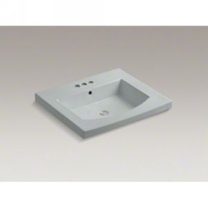 Kohler K 2956 4 95 Persuade Persuade® Vanity Top Bathroom Sink with 4 Centerset
