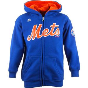 New York Mets MLB Kids Grand Slam Full Zip Hooded Fleece