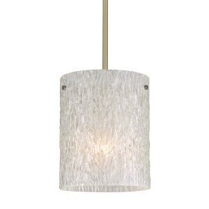 Besa Lighting BEL 1TT 4006GL LED SN Tamburo 8 1 Light Pendant