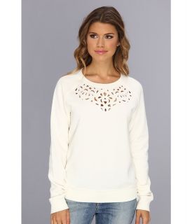 Juicy Couture Embellished Cut Out Pullover Womens Long Sleeve Pullover (Multi)