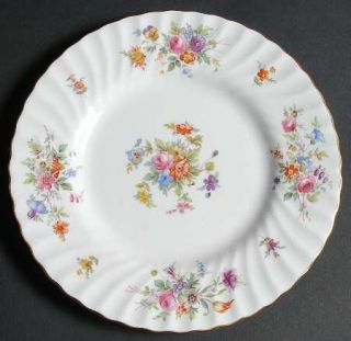 Minton Marlow (Newer,Wreath Backstamp) Luncheon Plate, Fine China Dinnerware   F