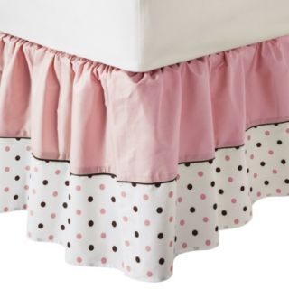 TL Care Fashion Fitted Crib Sheet   Pink Dots