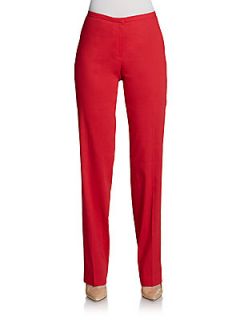 Theora High Rise Pants   Spice Red