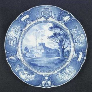 Wedgwood United States Naval Academy Blue(Scallop Dinner Plate, Fine China Dinne
