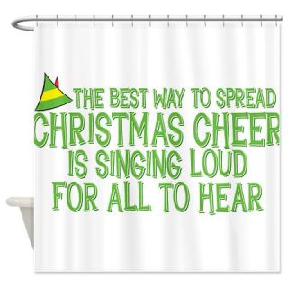  Spread Christmas Cheer Shower Curtain  Use code FREECART at Checkout