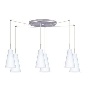 Besa Lighting BEL 6JC 412407 SN Cierro Pendant