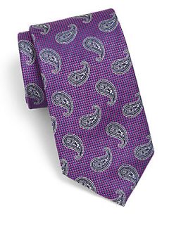  Collection Pinot Paisley Tie   Purple