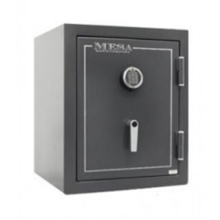Mesa Safe Burglary/Fire Safe   All Steel, Electronic Lock, 3.3 cu ft, Hammered Gray