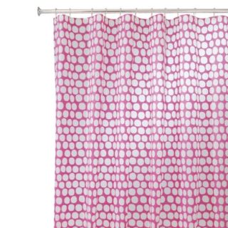 InterDesign Honeycomb Shower Curtain   Fuchsia Pink (72x72)