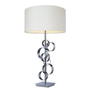 Dimond Lighting DMD D1475 Avon Contemporary Table Lamp with Intertwined Circular