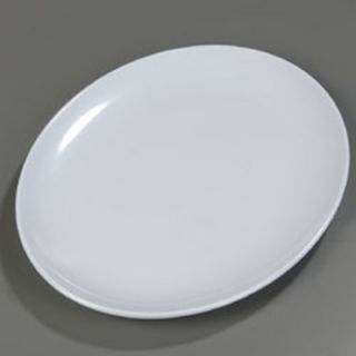Carlisle Oval 18 in Melamine Display Platter, White