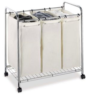 Organize It All 3 section Laundry Sorter