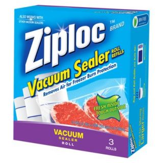 Ziploc Vacuum Sealer Rolls   3 Pack (8x20)