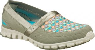 Womens Skechers EZ Flex Two Step   Gray/Multi Casual Shoes