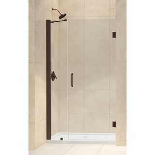 Dreamline Unidoor 41 42 inch Frameless Hinged Shower Door (Tempered glass, aluminum, brassIntended use IndoorTempered glass ANSI certifiedAssembly requiredProduct Warranty Limited 5 (five) year manufacturer warranty Warranty for any hardware in Oil Rubb