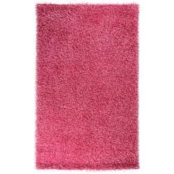 Hand woven Pink Salado Soft Shag (36 X 56)