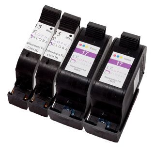Sophia Global Remanufactured Ink Cartridge Replacement For Hp 15 And 17 (2 Black, 2 Color) (2 Black, 2 TricolorPrint yield Up to 600 pages per black cartridge and up to 410 pages per color cartridgeModel SG2eaHP152eaHP17Pack of 4We cannot accept return