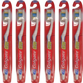 Colgate Extra Clean #40 Firm Head Toothbrush (pack Of 6) (8.5 inches long x 0.3 inch wide x 0.9 inch deep Quantity Six (6)Assorted colors; may vary We cannot accept returns on this product.Due to manufacturer packaging changes, product packaging may vary
