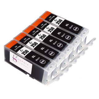 Sophia Global Compatible Ink Cartridge Replacement For Canon Pgi 250xl (5 Large Black) (BlackPrint yield Up to 500 pages per cartridgeModel SG5eaPGI 250XLBPack of Five (5)We cannot accept returns on this product.This high quality item has been factory 