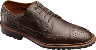 Mens Allen Edmonds Aberdeen   Dark Brown Grain Leather Lace Up Shoes